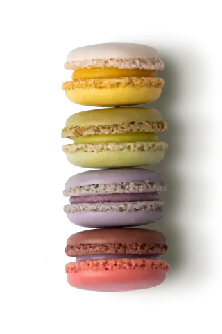 macarons Macarons de différents parfums